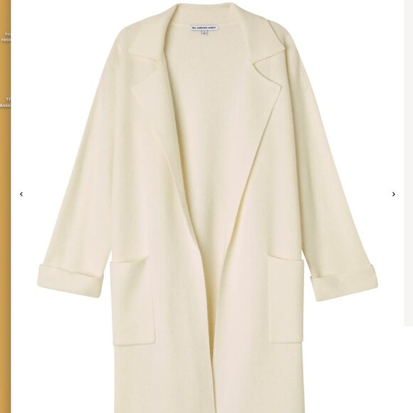 100% Cashmere Double Knit Overcoat - The Cashmere Project - Picture 4 of 7